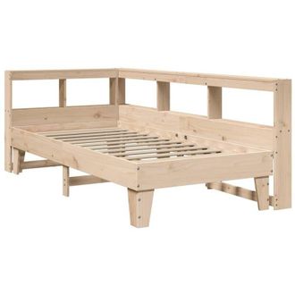 vidaXL Bookcase Bed without Mattress 90x190cm Solid Wood Pine Vidaxl