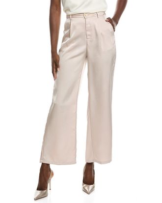 Gracia Satin Wide Leg Dress Pant