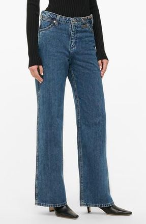 Staud + Wrangler The Loose Fit Jeans in Indigo Wash at Nordstrom Rack, Size 31