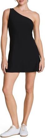 Spanx One-Shoulder Dress in Very Black at Nordstrom Rack, Size X-Small