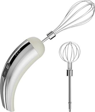 OEM Batidora El&eacute;ctrica De Mano - Batidora De Cocina - Horneado Y Cocina - Acero Inoxidable - 5 Velocidades - Blanco Plateado