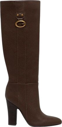 Guess Tyne High Laarzen - Dames - Schoenen - Bruin - Maat: 36 EU Leer