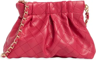 Urban Expression Quilted Crossbody Bag in Hot Pink at Nordstrom Rack