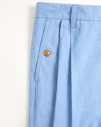 Valentino Bermuda In Denim Con Risvolto Uomo DENIM 44