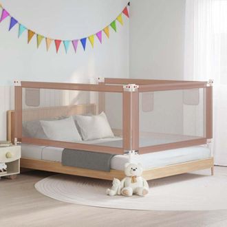 vidaXL Vidaxl - Sponda Letto di Sicurezza per Bambini Talpa 190x25cm in Tessuto