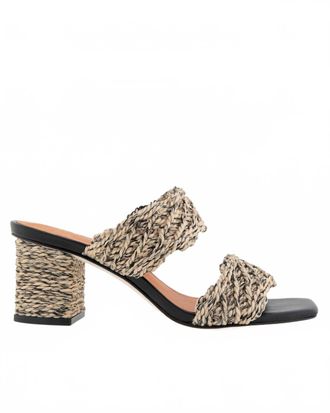 Andr&eacute; Assous Womens Drew Crochet Heel In Natural/black