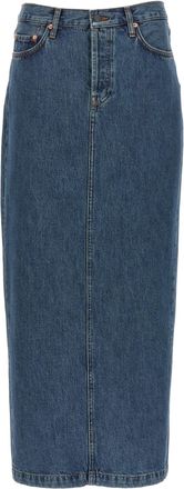 Wardrobe.NYC Column Denim Skirt