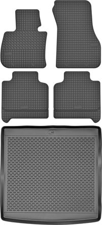 OEM Juego De Alfombrillas De Goma Para Coche Y Alfombrilla Para Maletero Para Bmw Serie 2 F46 Gran Tourer (modelo 2014)