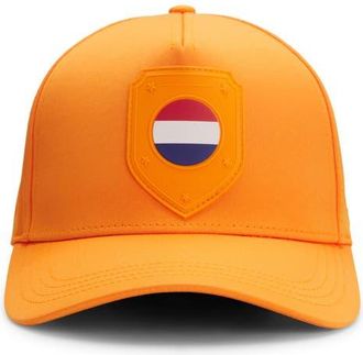 BOSS Poulin Lux Flag Patch Adjustable Baseball Cap in Netherlands at Nordstrom
