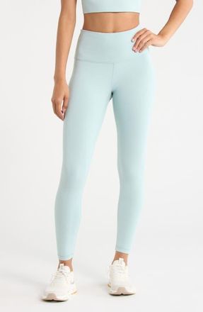 Zella Live In High Waist 7/8 Leggings in Blue Raindrop at Nordstrom, Size Xx-Large