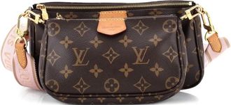 Louis Vuitton Multi Pochette Accessoires Monogram Canvas crossbody bag - women - Fabric - One Size - Brown