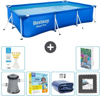 Bestway Piscina Bestway Steel Pro Rectangular - 300x201x66 Cm - 7-piezas S285