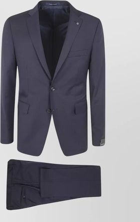 Tagliatore virgin wool single-breasted suit
