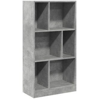 vidaXL Vidaxl - Libreria Grigio Cemento 57x28,5x107,5 cm in Legno Multistrato