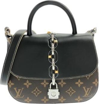 Louis Vuitton Pre-owned Chain It Monogram Schoudertas - Dames - Vintage Handtas - Zwart - ONE Size - Leer - Vintage