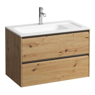 Laufen Laufen - Meda Meuble Sous-lavabo, 2 Tiroirs, Syst&egrave;me De Rangement