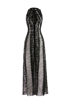Saiid Kobeisy Jet Black Crepe Short Dress