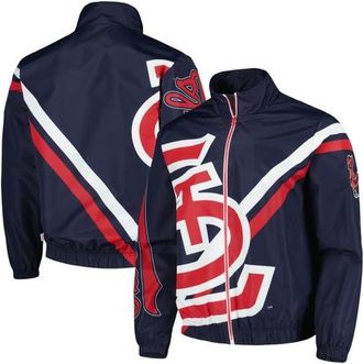 Mitchell & Ness Mens Mitchell & Ness Navy St. Louis Cardinals Exploded Logo Warm Up Full-Zip Jacket at Nordstrom, Size Medium