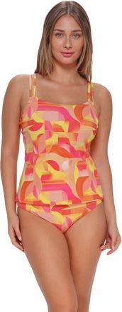 Sunsets Taylor Tankini Swimsuit Top - DD Cup in Dreamsicle Crepe at Nordstrom, Size 36