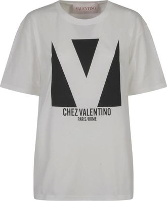 Valentino Mujer, Camisetas, Beige, Talla: XS