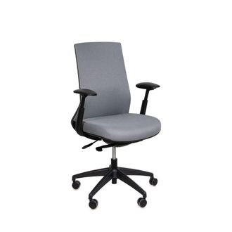 Koketto Home Silla de escritorio giratoria en gris