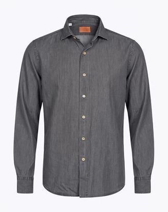 Grigio TOPWEAR - Denim shirts sur YOOX.COM