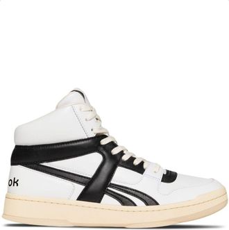 Reebok two-tone panelled high-top sneakers - unisex - Leather - 6 - White
