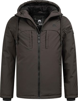 Arctic Seven Heren Winterjas Donkergrijs