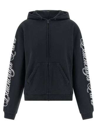 Balenciaga Womens Cursive Hoodie