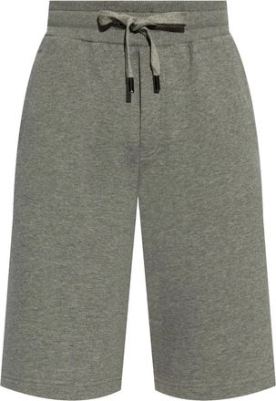 Dolce & Gabbana Shorts sportivi con applicazione - Grigio