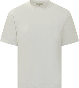 STUDIO NICHOLSON Bric T-shirt met korte mouwen - Heren - T-shirts - Wit - XS - Katoen - Tops
