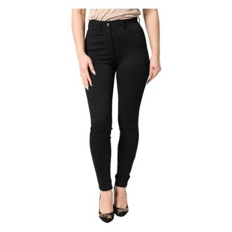 Dolce & Gabbana Slim-fit Trousers - female - Dolce & Gabbana - Skinny Trousers - Black - XS - Trousers