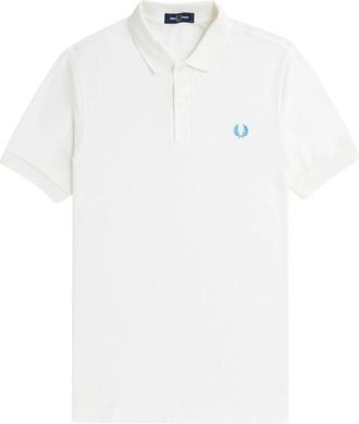 Fred Perry Klassiek katoenen poloshirt - Heren - Polos - Wit - XL - Katoen - Tops