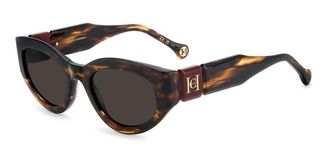 Carolina Herrera HER 0370/S EX4/IR Womens Sunglasses Brown Size 52
