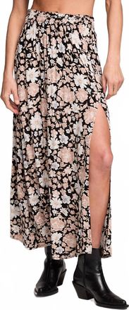 Saltwater Luxe Ida Midi Skirt In Black