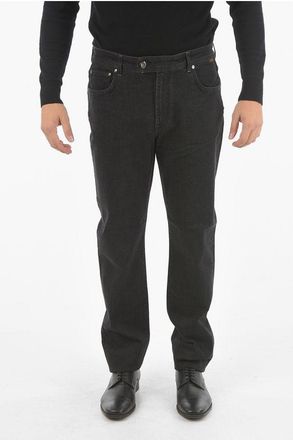 Corneliani ID Dark Washed Stretch Denim Jeans 17cm size 30