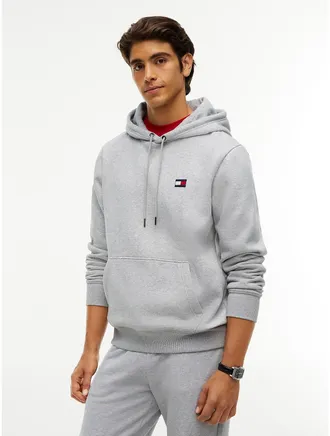 Tommy Hilfiger Mens Back Flag Colorblock Hoodie - Grey - XXXL