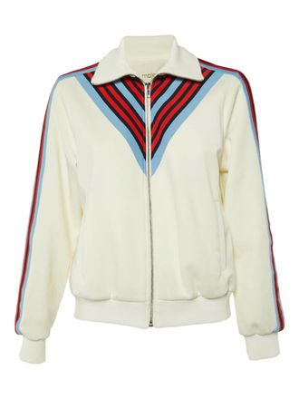 Maje Manela striped jacket - White