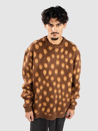 Santa Cruz Jaguar Knit Crew Maglione marrone