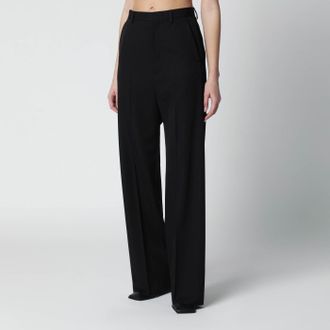Balenciaga Pantalone nero in lana