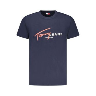 Tommy Hilfiger Blauwe Katoenen Heren T-Shirt