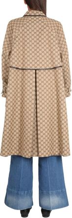 Gucci Reversible Cotton-Blend Trench Coat - Beige