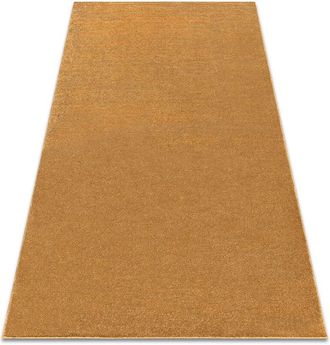 RugsX Rugsx - Tappeto softy un colore oro yellow 240x330 cm