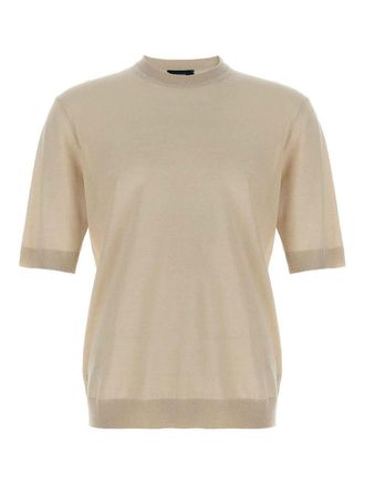 Zanone Linen Cotton T-Shirt