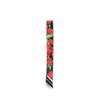 Dolce & Gabbana Accessoires, Dames, Veelkleurig, ONE Size, Rose Scarf