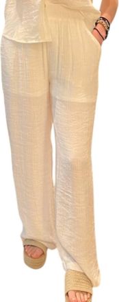 Blu Pepper Carolina Pant Set In White