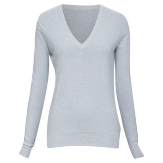 Joseph Grey Cashmere Pullover Sweater
