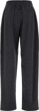 Prada Womens Virgin Wool Blend Trouser Gray Cashmere