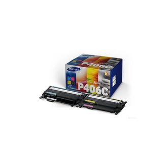 Samsung Clt-p406c Cartucho De T&oacute;ner 4 Pieza(s) Original Negro, Azul, Magenta, Amarillo