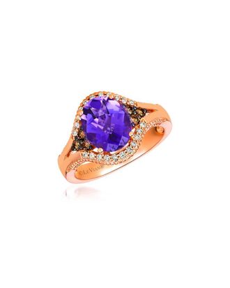 Le Vian 14K 1.91 ct. tw. Diamond & Amethyst Eternity Ring